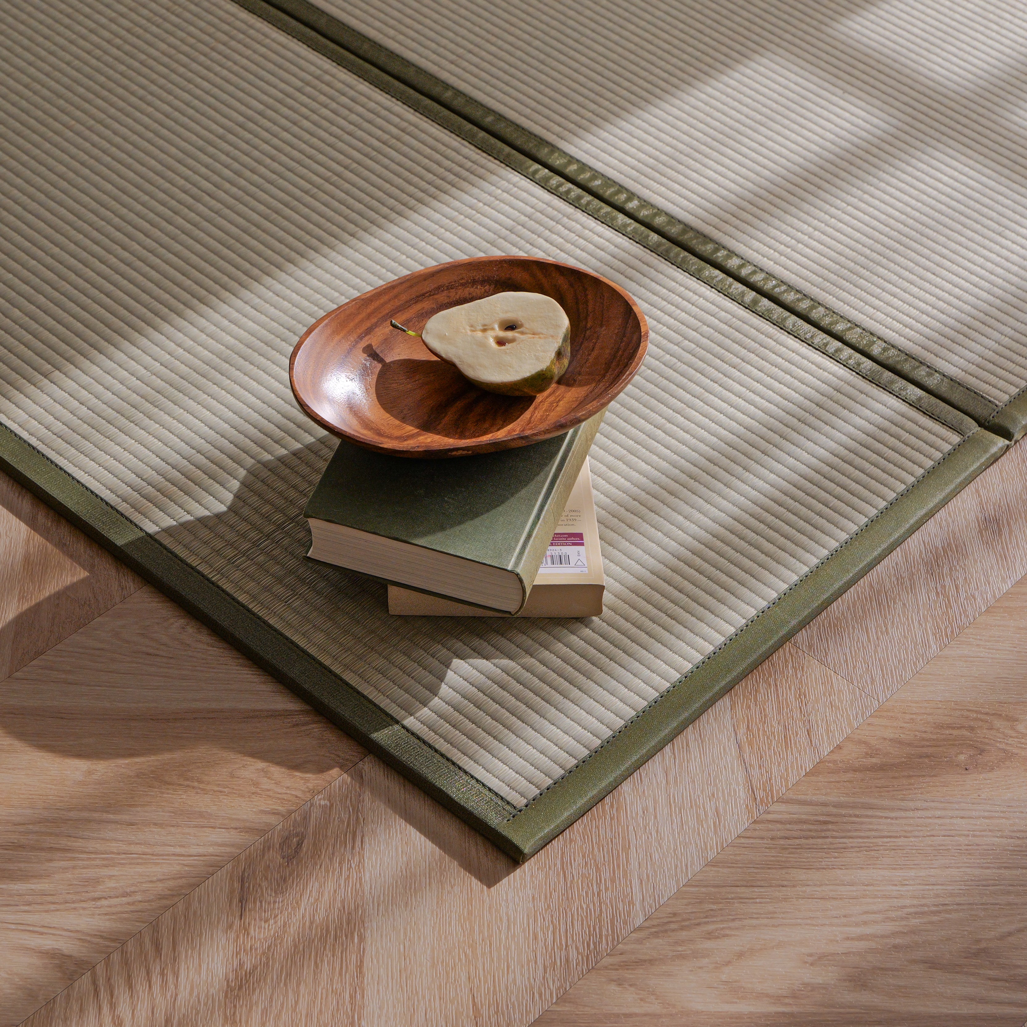 四つ折り畳マットレス (グリーン)