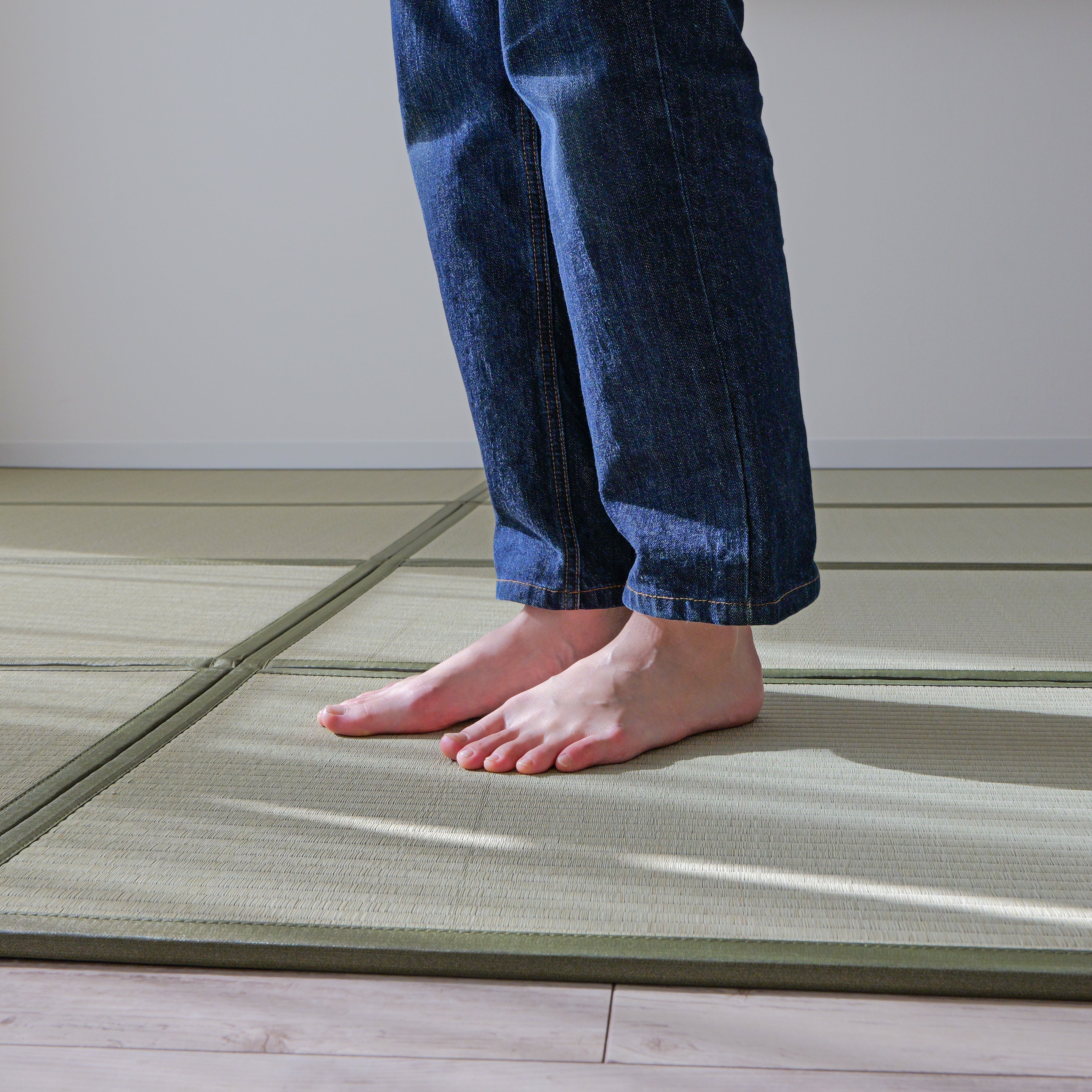 四つ折り畳マットレス (グリーン)