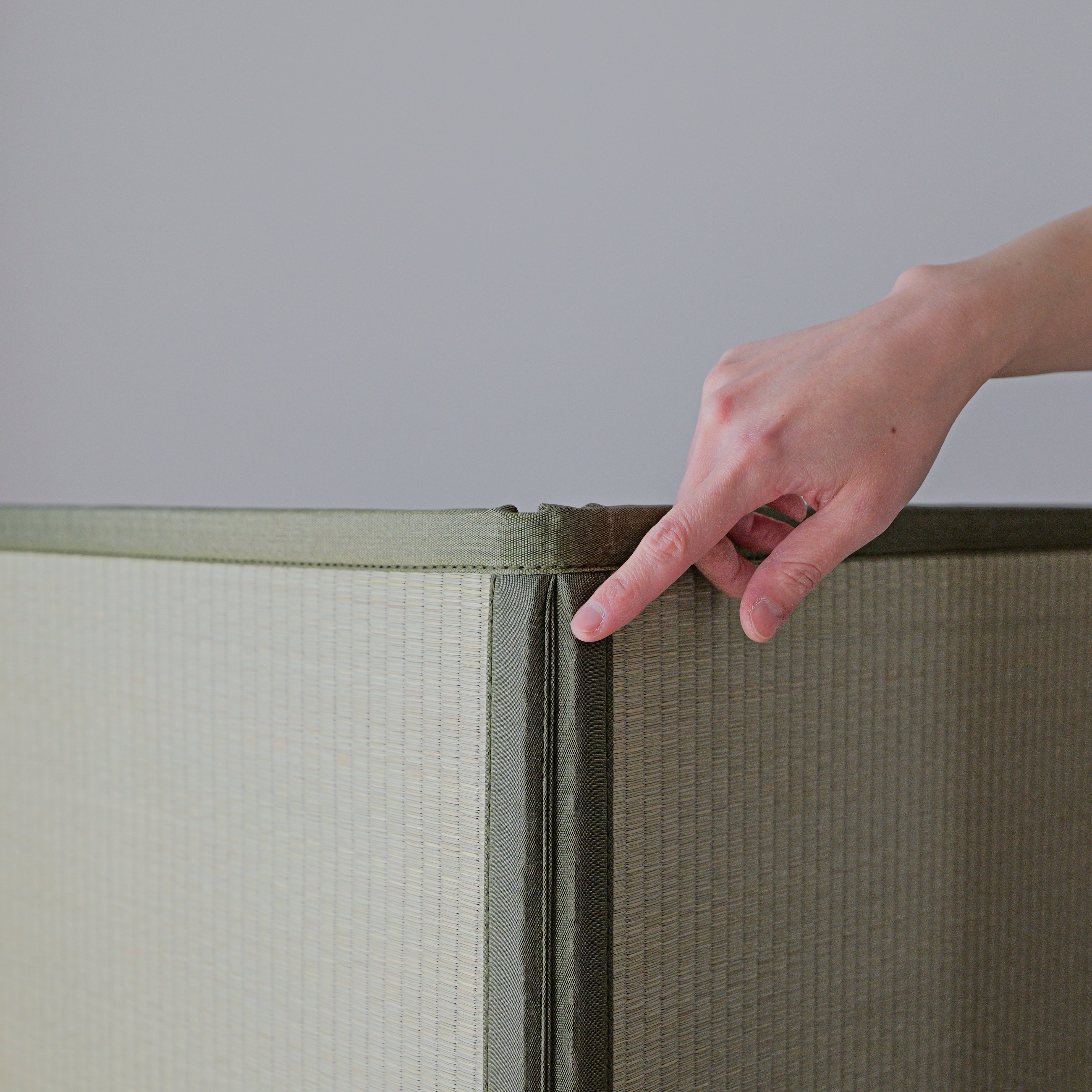 四つ折り畳マットレス (グリーン)