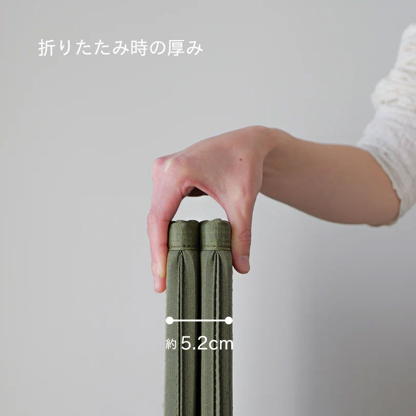 四つ折り畳マットレス (グリーン)