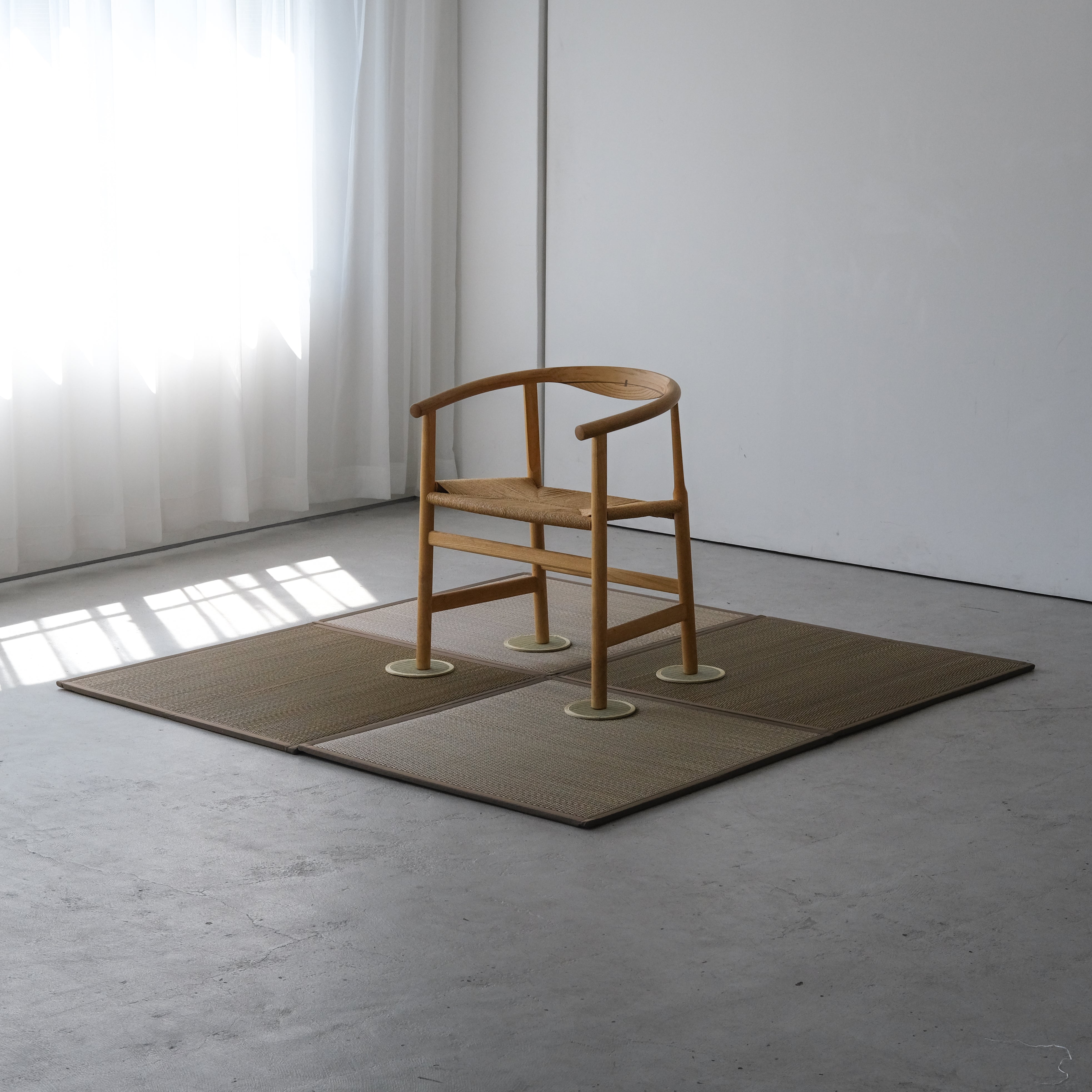 大島屋｜い草二つ折り畳 織姫 天然い草・省スペース収納タイプ – oshimaya