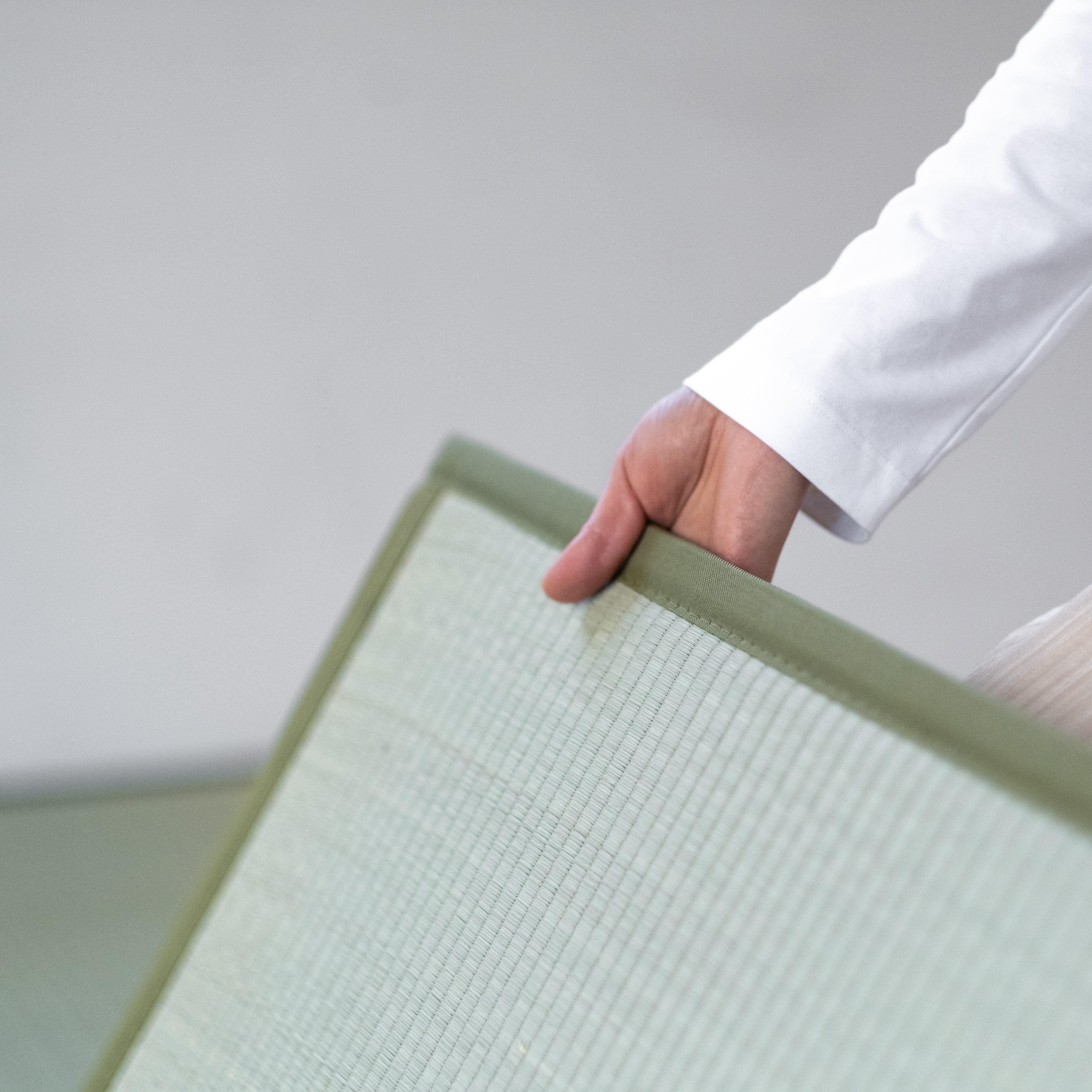 Two-fold tatami mat made of rush grass - Orihime