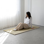 "Yaetakumi" Undyed Igusa 8-Layer Tatami Mat (White)