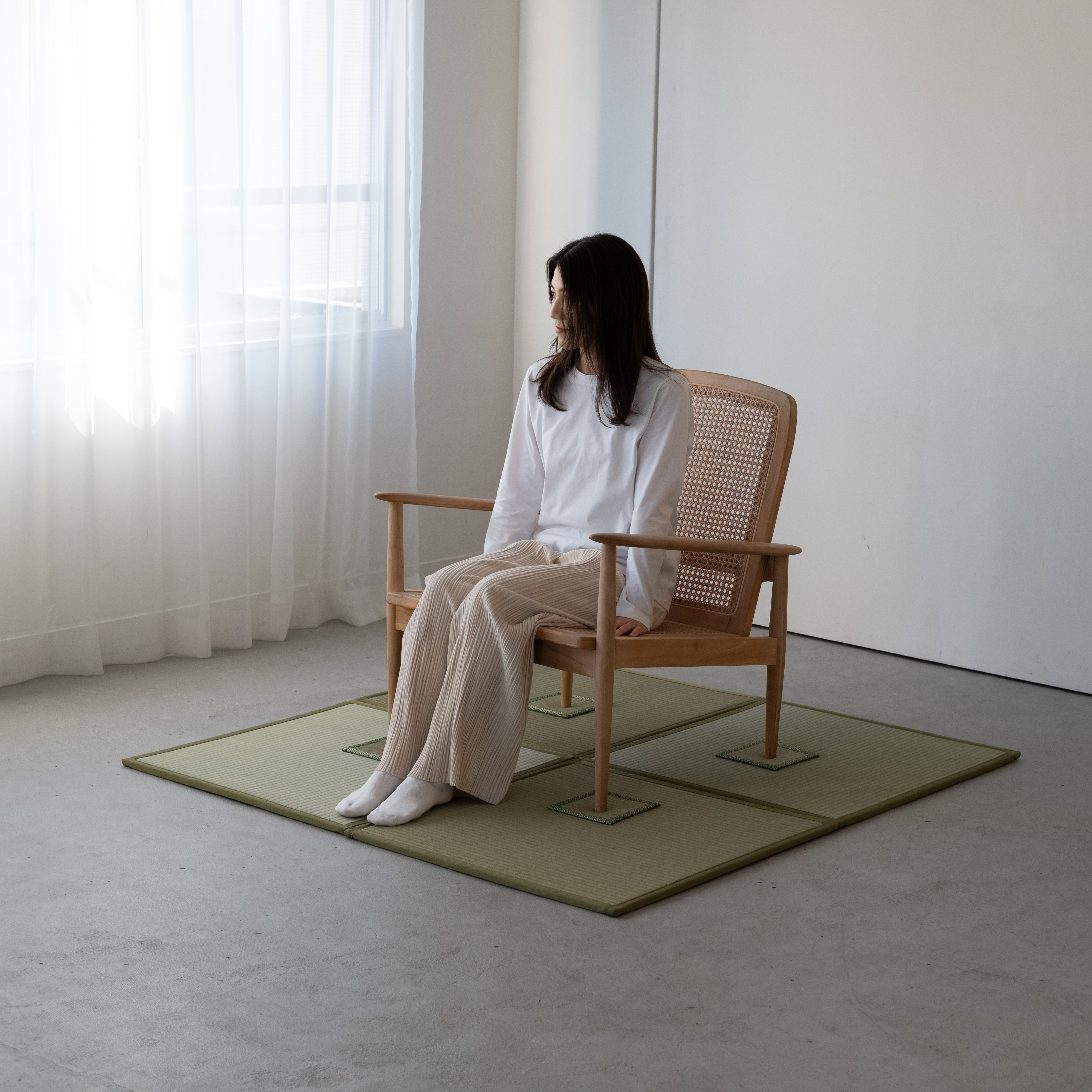 大島屋｜い草座卓敷 (角型) 傷凹み防止・傷防止・小物置き – oshimaya