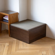 Tatami Storage Stool – Low Type (Brown)
