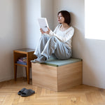 Tatami Storage Stool – High Type (Natural)